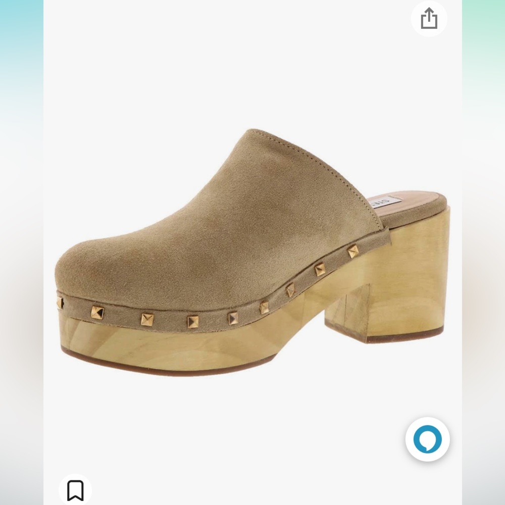 Steve Madden Brooklyn mule clog tan 8.5